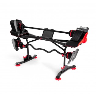 Стойка за лостове SelectTech от Bowflex с медийна поставка